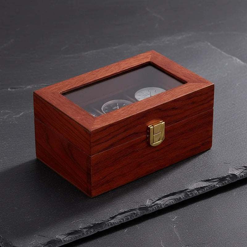Boite a Montre Bois Luxueux 3 slots - rangement montres, en bois | Boites Lefiguet