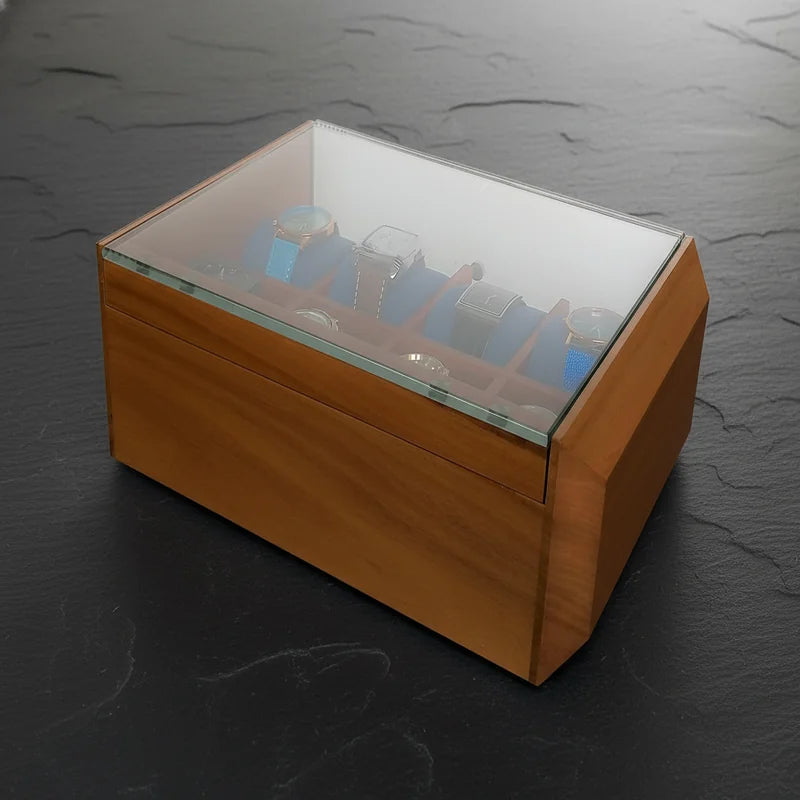 Boite à montre Luxueuse Gravée 8 slots - rangement montres | Boites Lefiguet