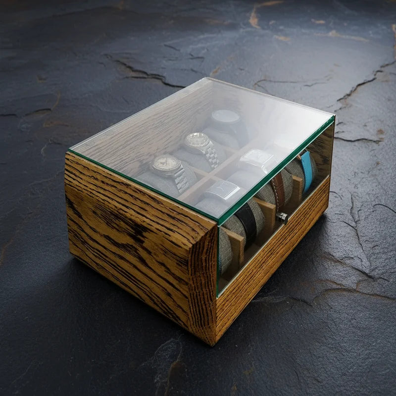 Boite à montre Personnalisable 8 slots - Robustesse - rangement montres | Boites Lefiguet