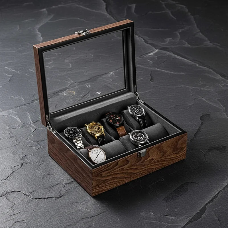 Boite A Montres 8 Emplacements - rangement montres | Boites Lefiguet