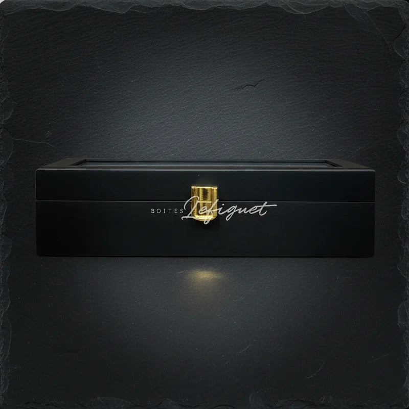 Boite de rangement pour montres 12 Slots - rangement montres | Boites Lefiguet