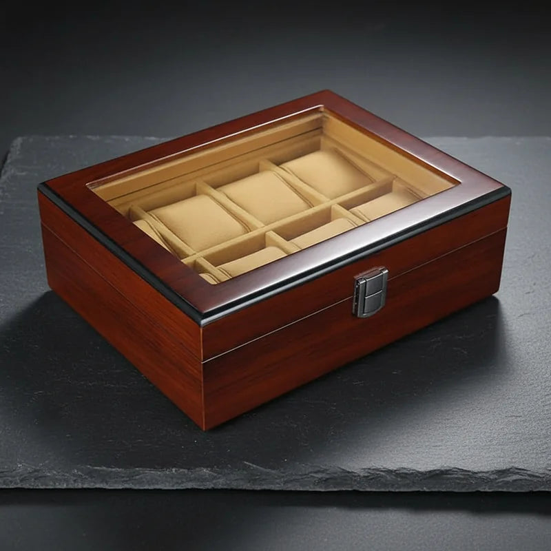Boite de rangement pour montres 8 Slots - rangement montres | Boites Lefiguet