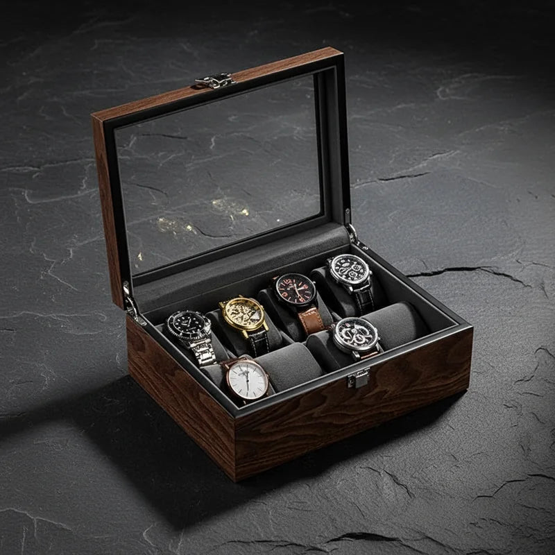 Boite Pour 10 Montres - rangement montres | Boites Lefiguet