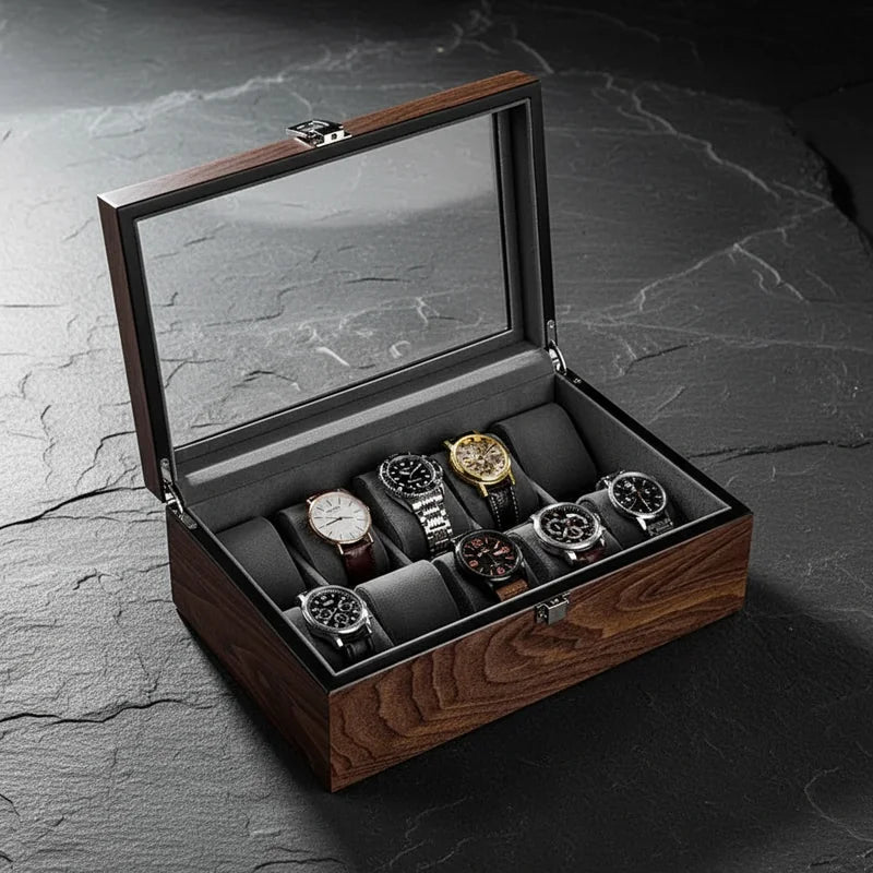 Boite Pour 10 Montres - rangement montres | Boites Lefiguet
