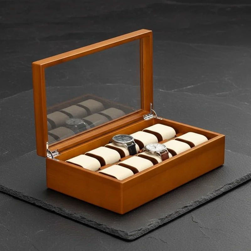 Coffret 10 Montres - rangement montres | Boites Lefiguet