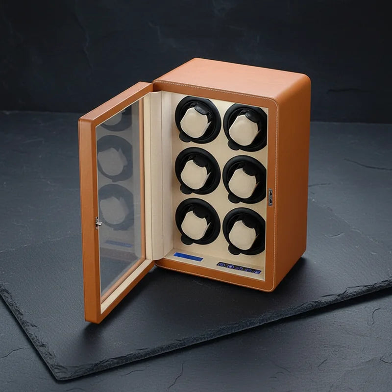 Coffret Remontoir à montre en Cuir - rangement montres, en cuir | Boites Lefiguet