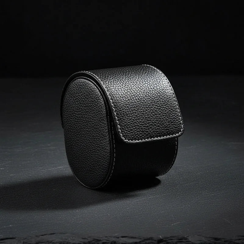 Etui de voyage pour montre marron 1 Slot - rangement montres, de voyage | Boites Lefiguet