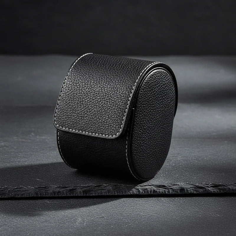 Etui de voyage pour montre noir 1 Slot - rangement montres, de voyage | Boites Lefiguet