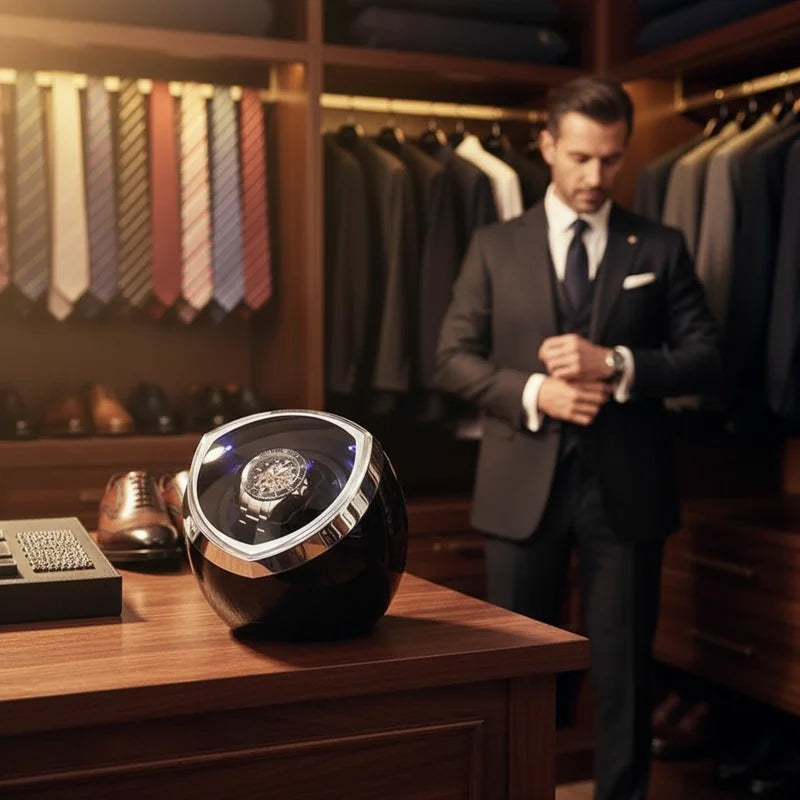 Remontoir montre automatique 1 Slots - lifestyle luxe | Boites Lefiguet