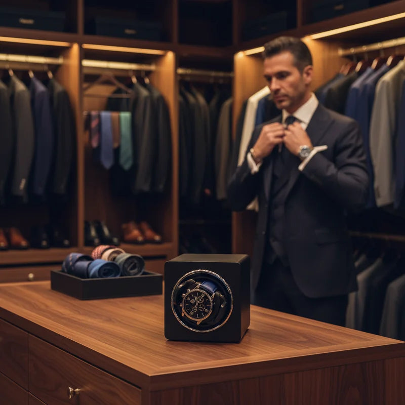 Remontoir montre auto Coloré 1 Slots - lifestyle luxe | Boites Lefiguet