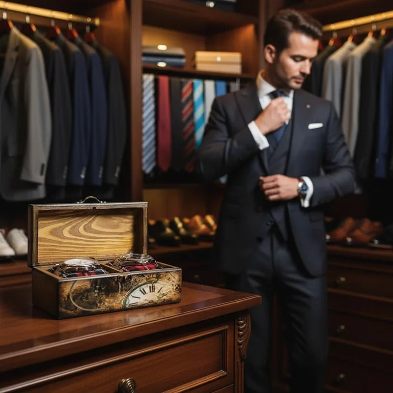 Boite à Montre Artisanale - Times - lifestyle luxe | Boites Lefiguet