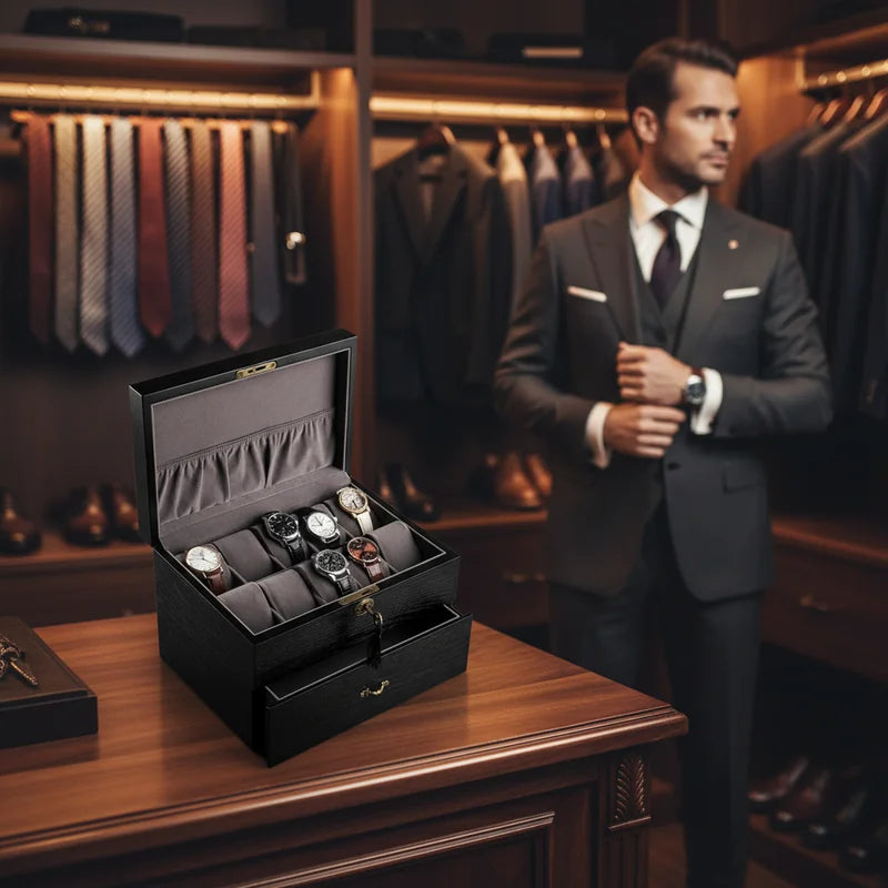 Coffret Rangement Montre - lifestyle luxe | Boites Lefiguet