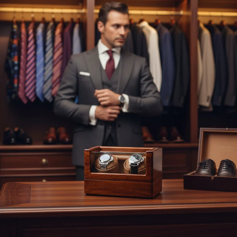 Remontoir Montre Bois - lifestyle luxe | Boites Lefiguet