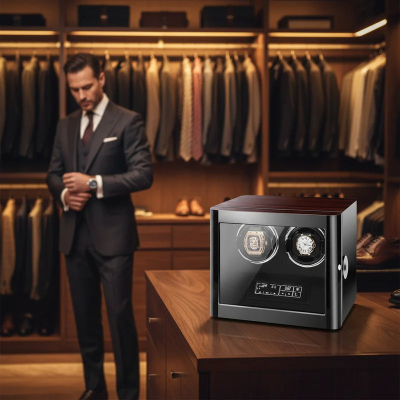 Remontoir 2 Montres - lifestyle luxe | Boites Lefiguet