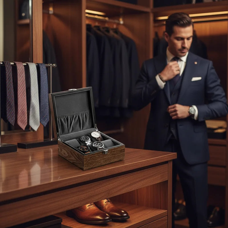 Boite Pour 6 montres - lifestyle luxe | Boites Lefiguet