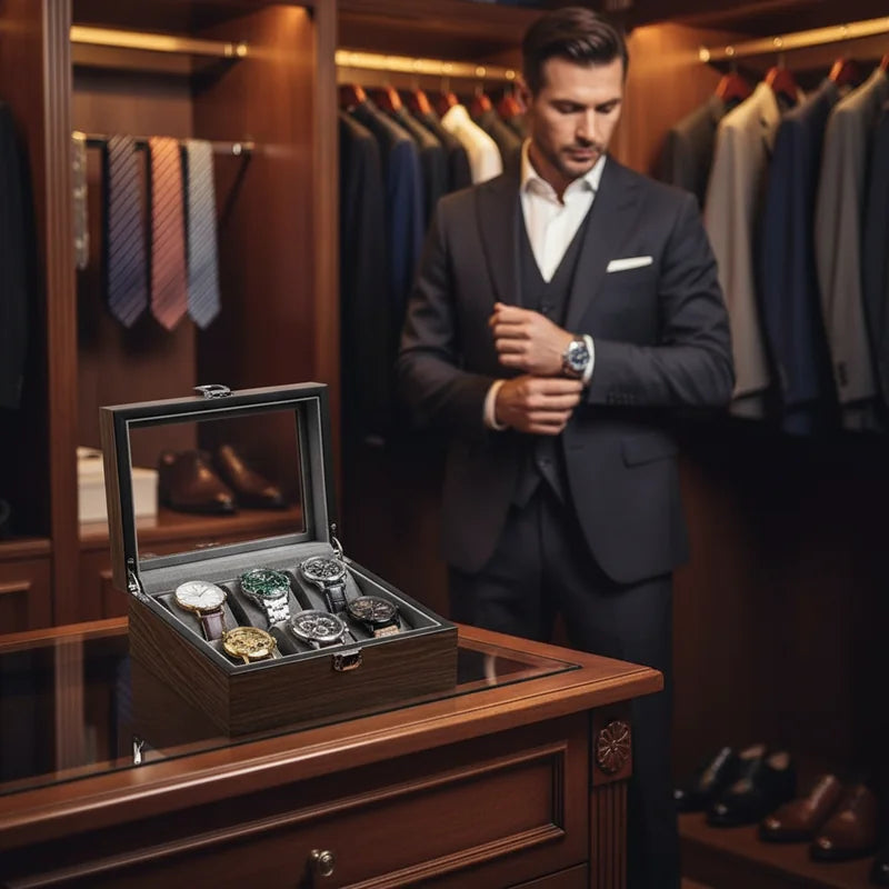 Boite A Montres 8 Emplacements - lifestyle luxe | Boites Lefiguet