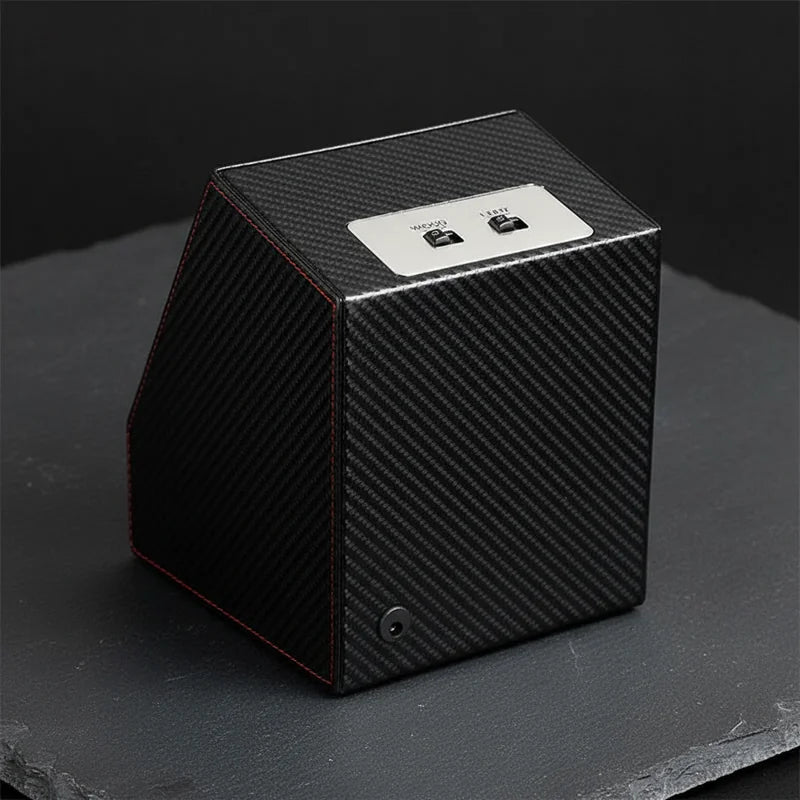 Remontoir à montres automatiques carbone 2 Slots - rangement montres | Boites Lefiguet