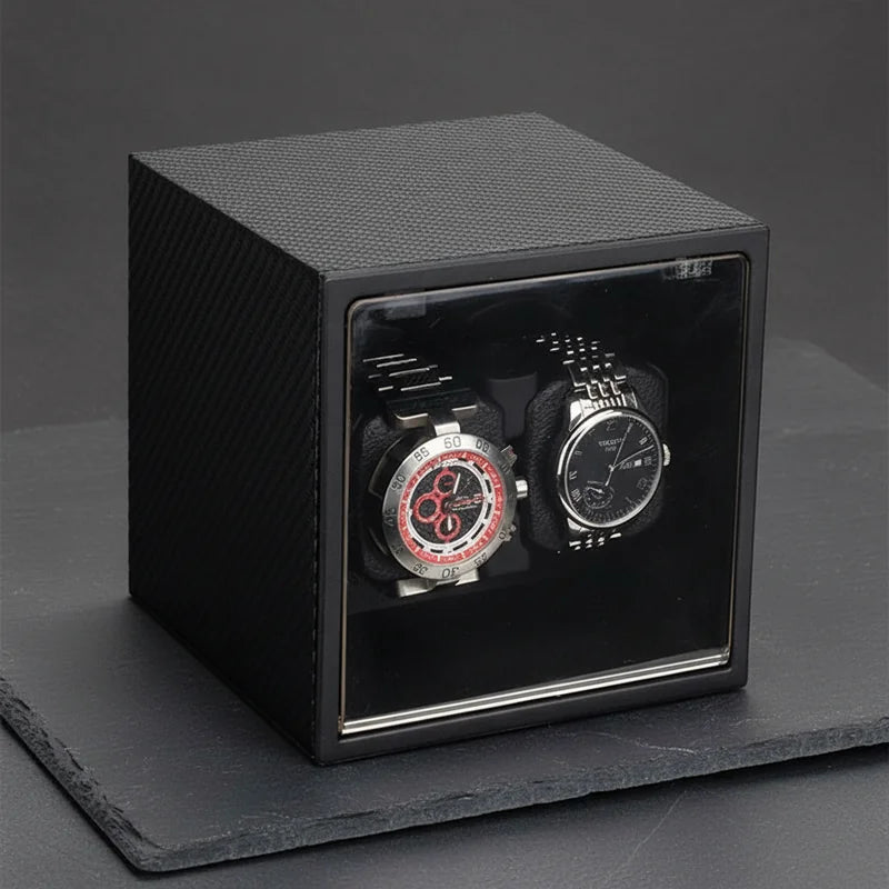 Remontoir montre automatique Cube 2 Slots - rangement montres | Boites Lefiguet