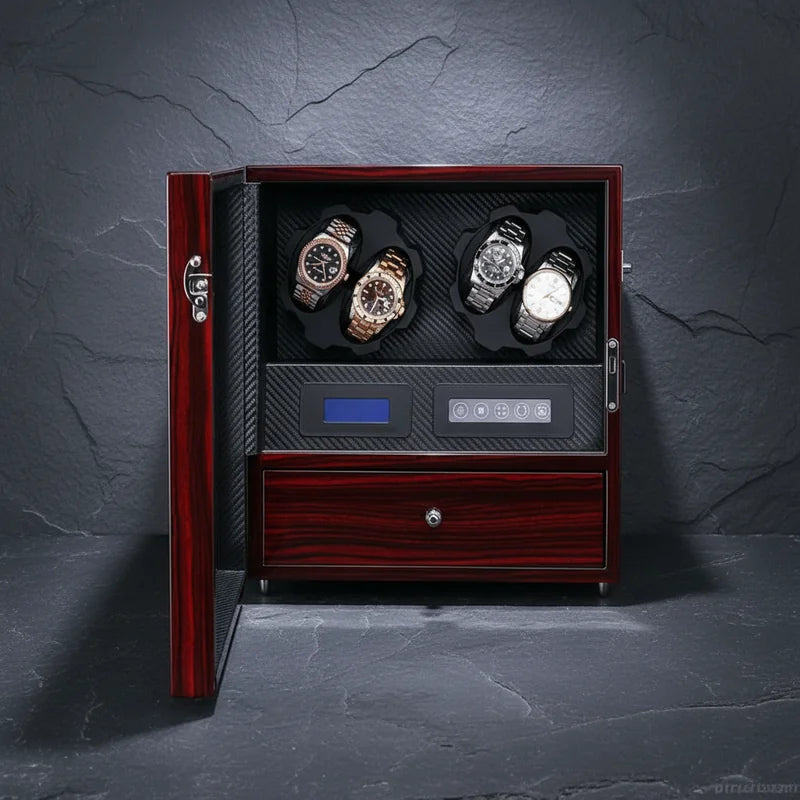 Remontoir Montre automatique Laqué avec Tiroir - rangement montres | Boites Lefiguet