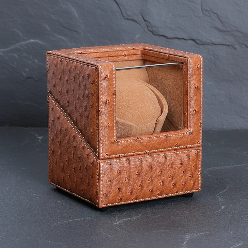 Remontoir Montre Cuir Ancien - rangement montres, en cuir | Boites Lefiguet