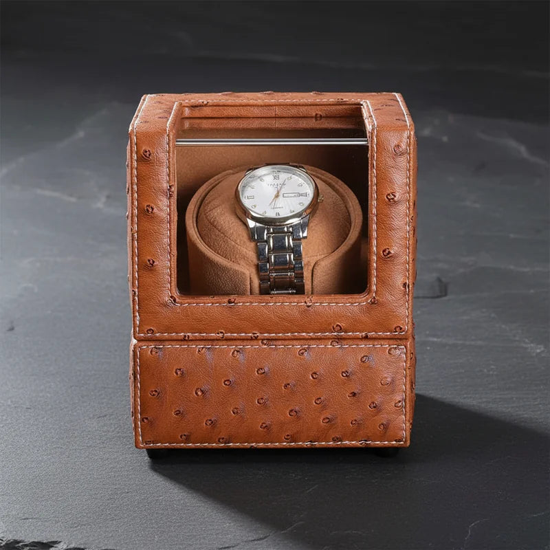 Remontoir Montre Cuir Ancien - rangement montres, en cuir | Boites Lefiguet
