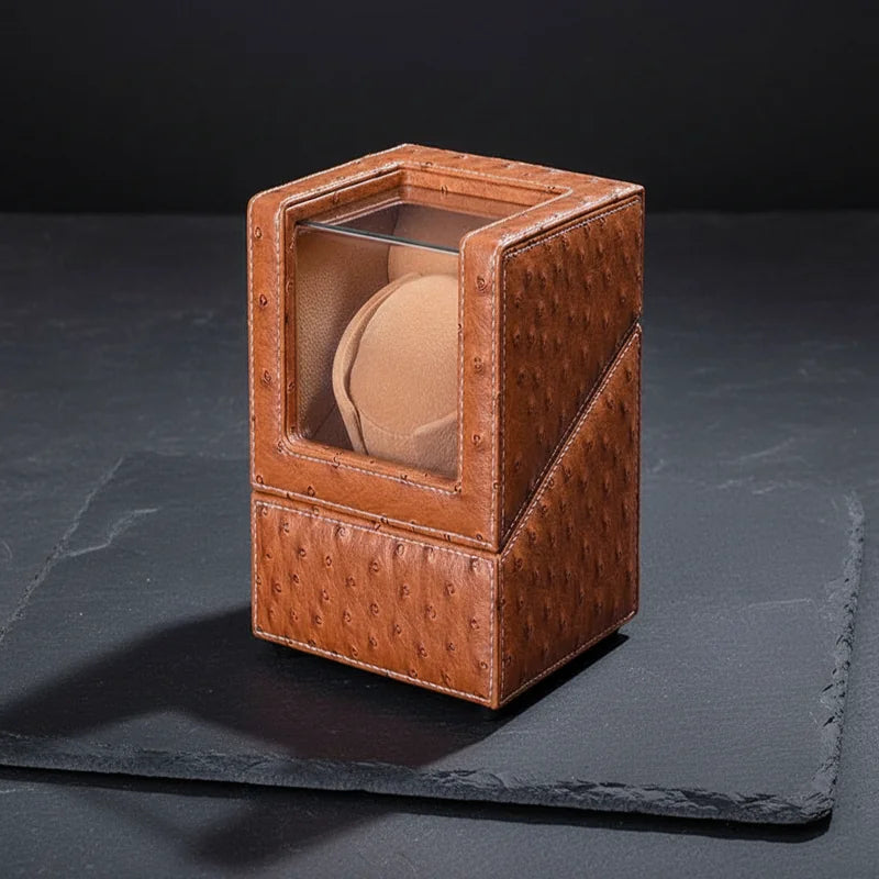 Remontoir Montre Cuir Ancien - rangement montres, en cuir | Boites Lefiguet