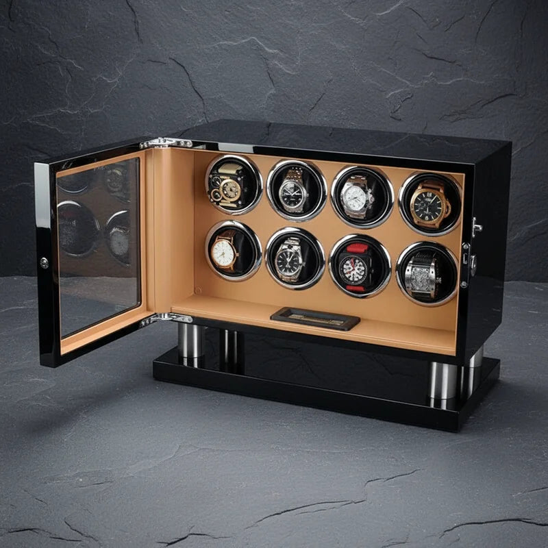 Remontoir Montre Mécanique 8 slots - rangement montres | Boites Lefiguet