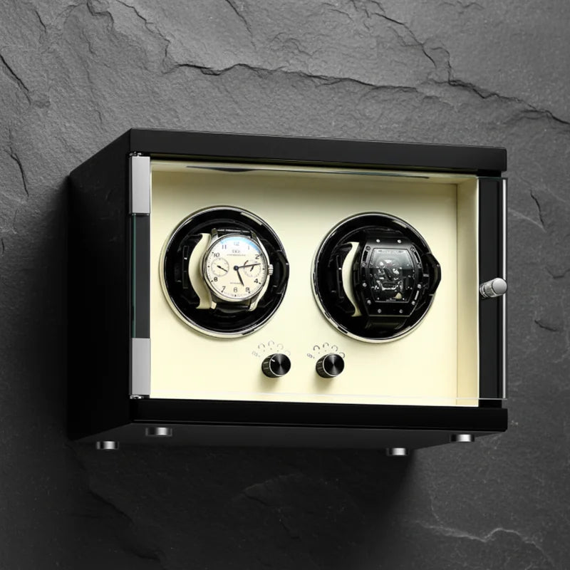 Remontoir pour montres automatique Bois 2 Slots - rangement montres, en bois | Boites Lefiguet