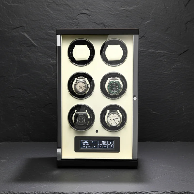 Remontoir pour montres automatique Bois 6 Slots - rangement montres, en bois | Boites Lefiguet