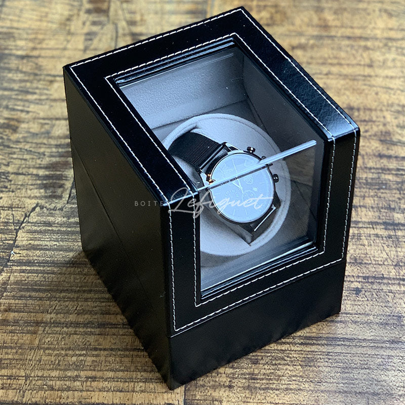 Remontoir montre auto en cuir 1 Slots