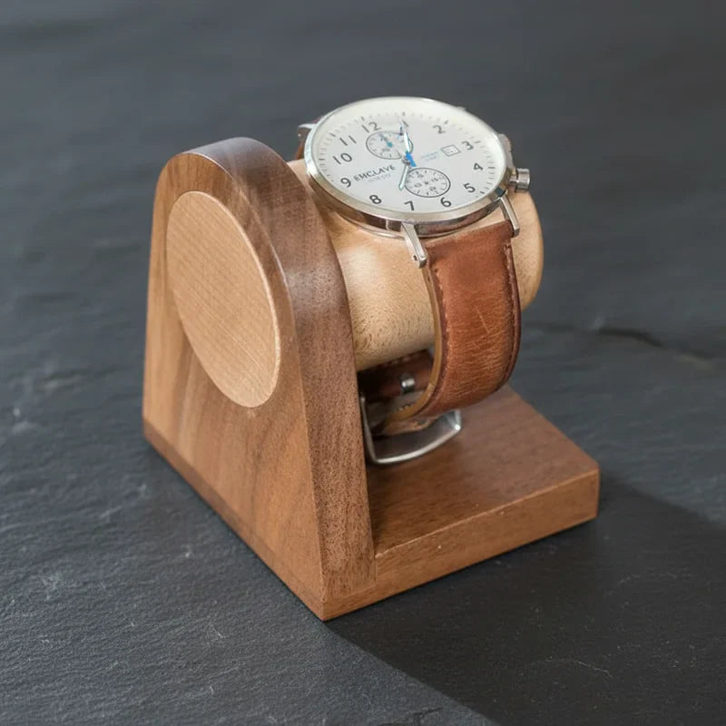 Support montre homme en bois robuste - rangement montres, en bois | Boites Lefiguet