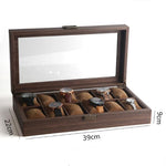 Une boîte à montres en bois Boites Lefiguet contenant six montres Boite 12 Montres.