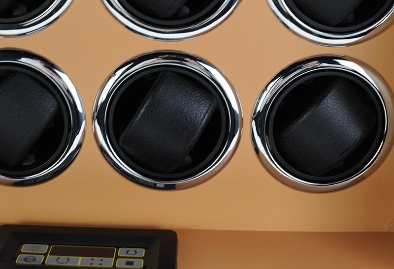 Un remontoir Boites Lefiguet avec six Remontoir Montre Mécanique 8 fentes.