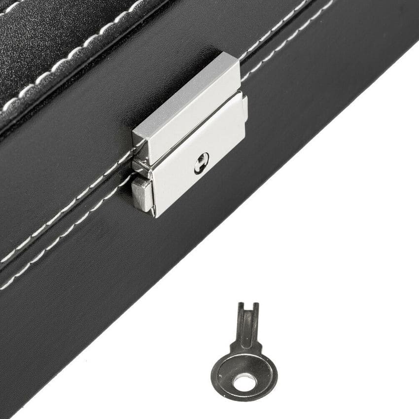 boite à montre cuir noir