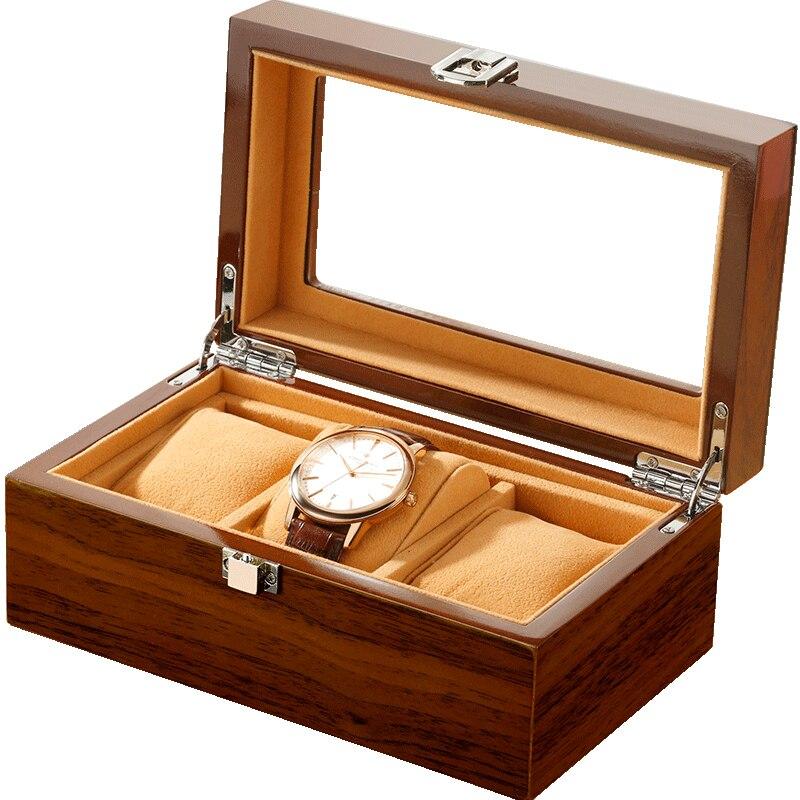 Armoire à montres en bois Bubinga - pour 30 montres, En stock!