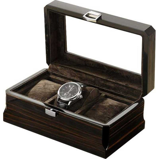 coffret rangement montre bois