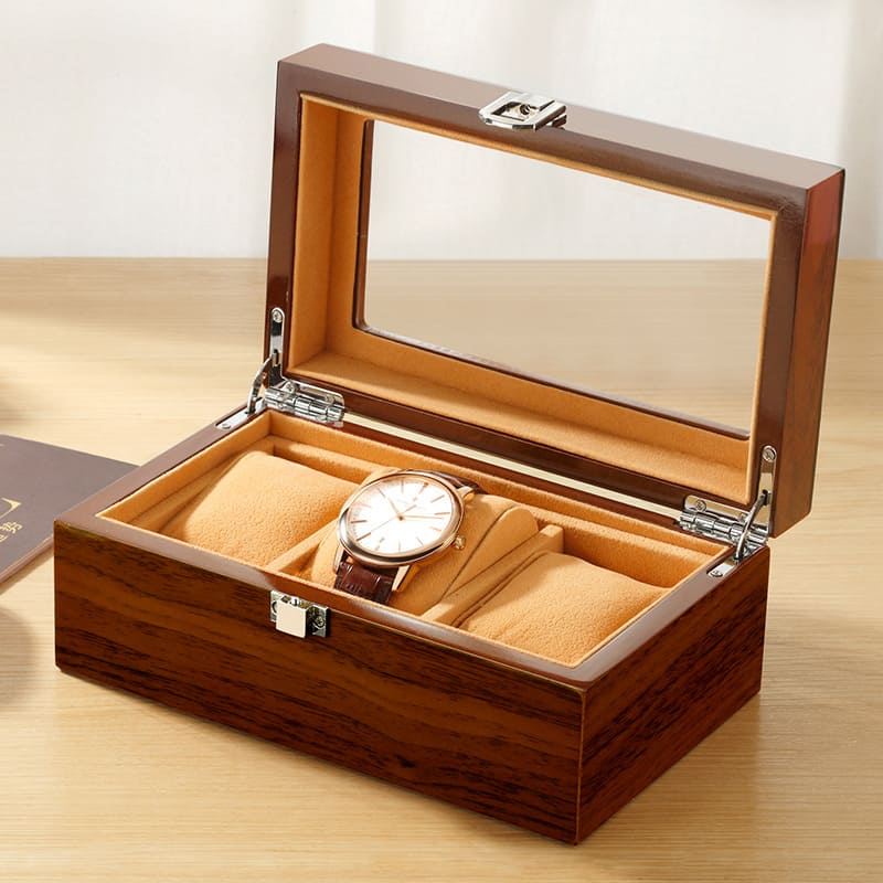 coffret ranger montres vintage luxe