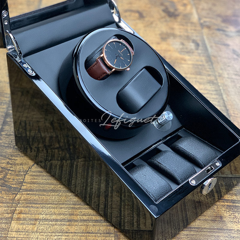 Boîtier Rangement Montres Remontoir Montre Automatique F Fityle - Boîtier Bois Noyer - 2 Vitesses - USB Boite Montre Automatique Boîtier Rangement Montres Remontoir Montre Automatique F Fityle - Boîtier Bois Noyer - 2 Vitesses - USB Boite Montre Automatique